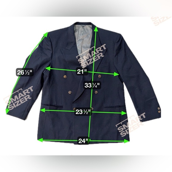 Chaps Blazer Men Navy Blue Linen Blend Ralph - Picture 8 of 13